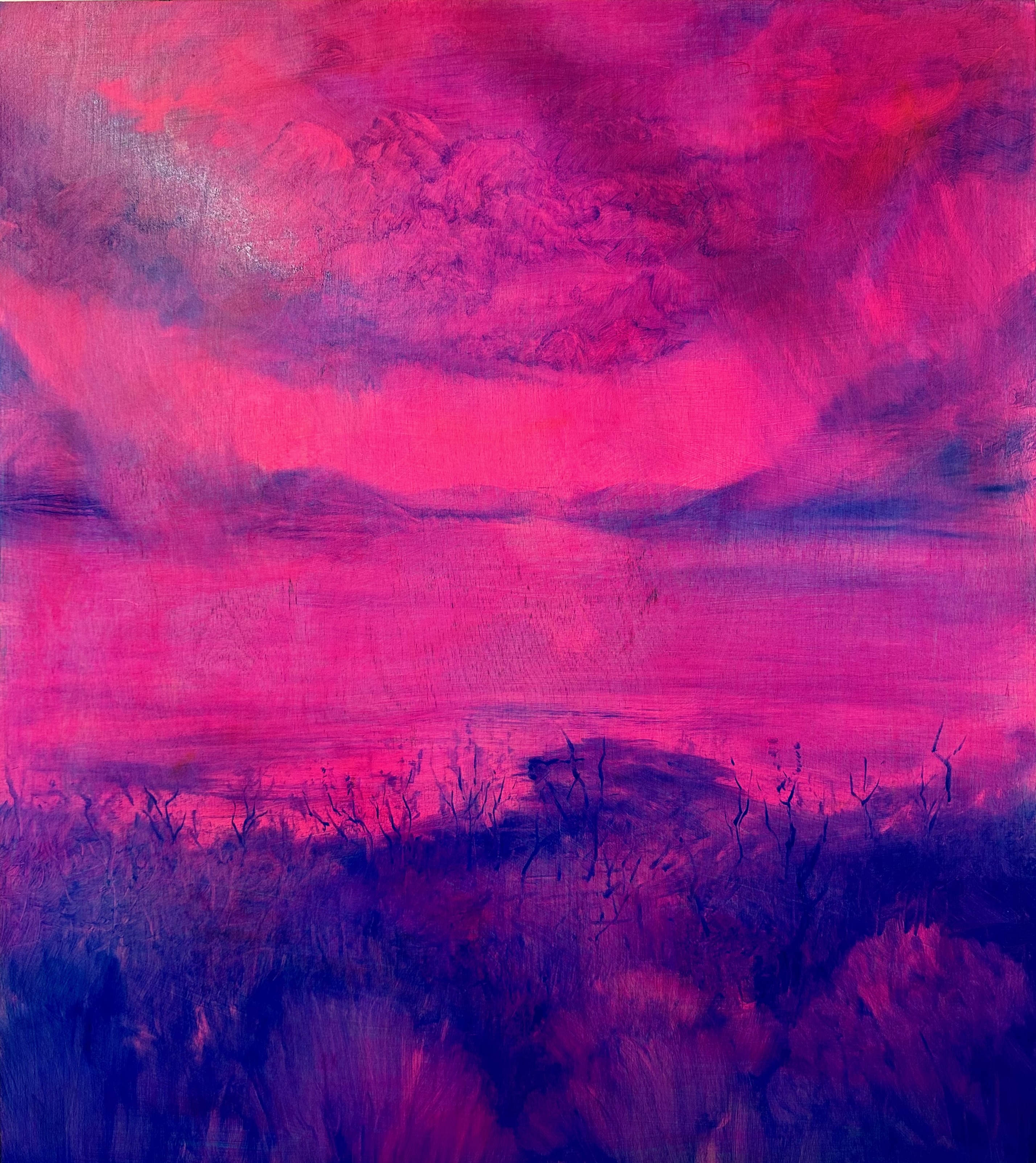 Edge of the desert, Oil of Canvas, 120 x 150 cm